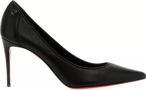 Black Napa Leather / Calf Bos Taurus High Heel Pumps