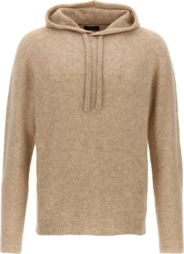Beige Cashmere Cardigan
