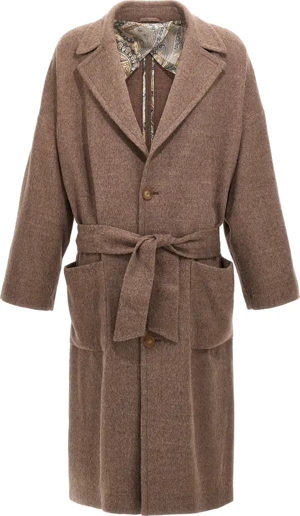 Beige Wool Coat