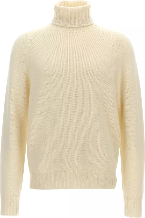 White Wool Cardigan