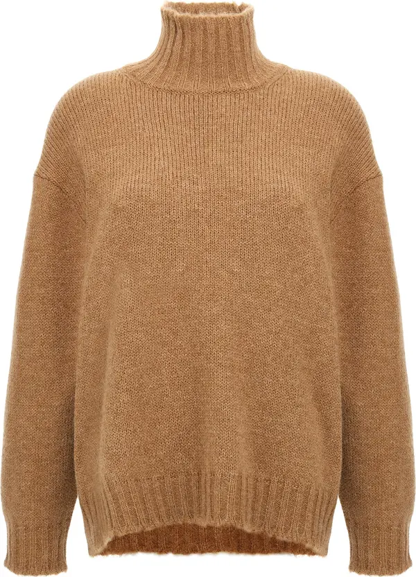 Beige Wool Cardigan