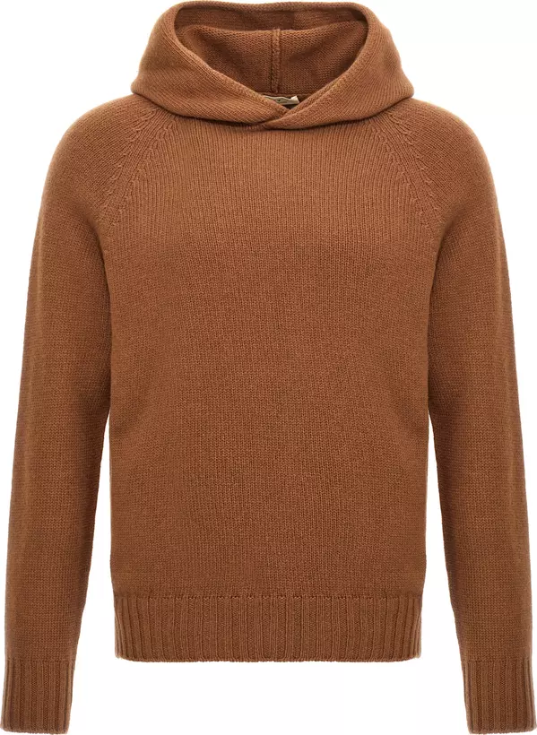 Brown Wool Cardigan