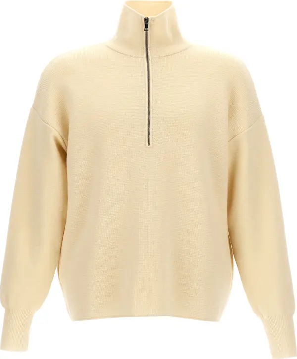 White Merino Wool Cardigan