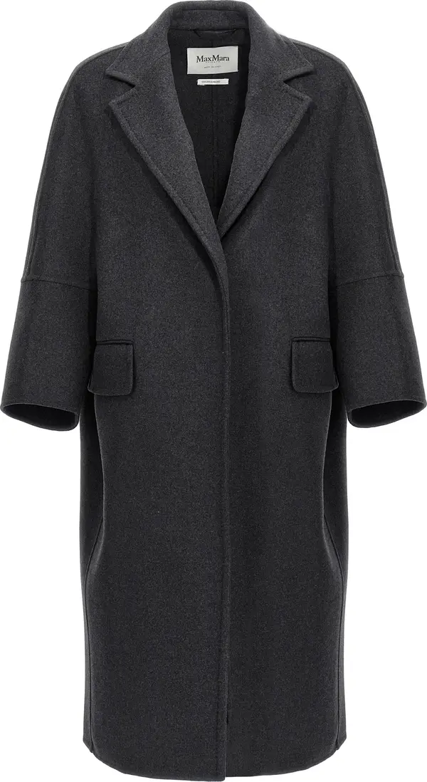 Gray Virgin Wool Coat