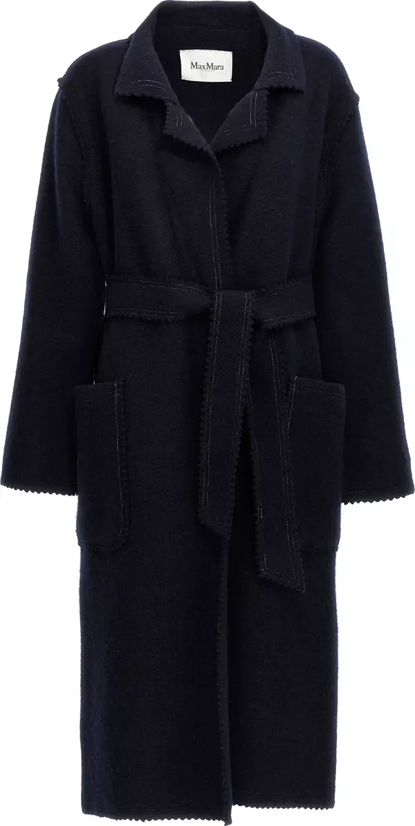 Blue Wool Coat