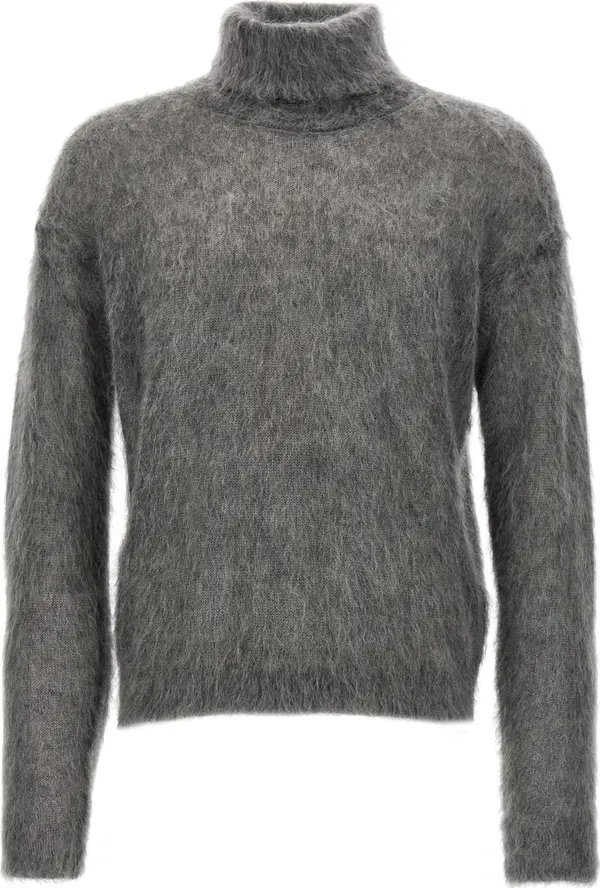 Gray Wool Cardigan