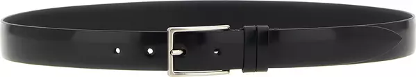 Black Leather Regular Belt