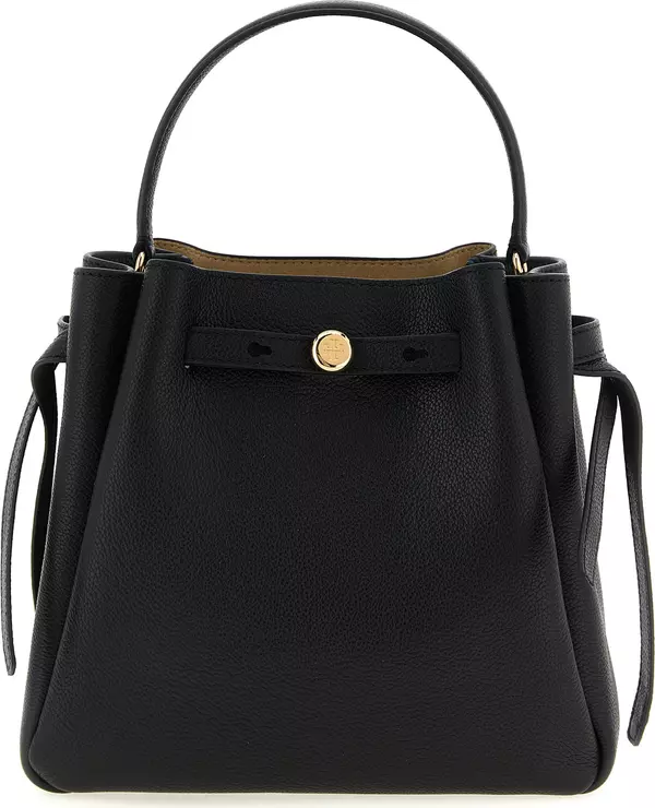 Black Cowhide Handbag