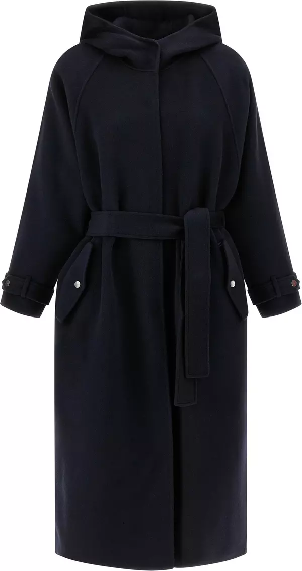 Blue Polyamide Coat