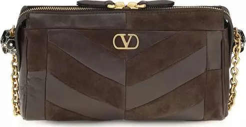 Brown Calf Leather Bos Taurus Shoulder Bag