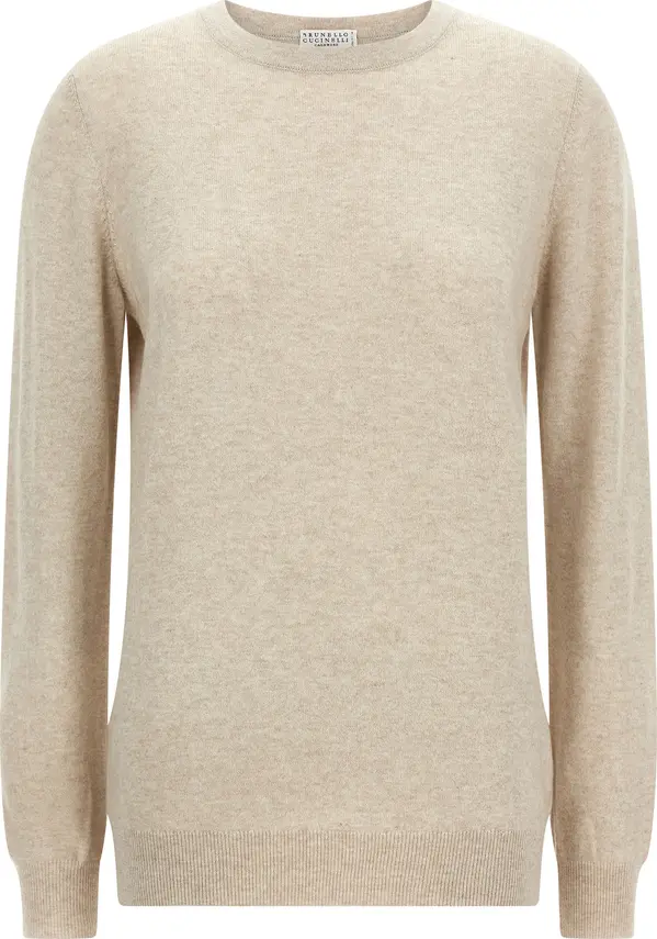 Beige Cashmere Cardigan