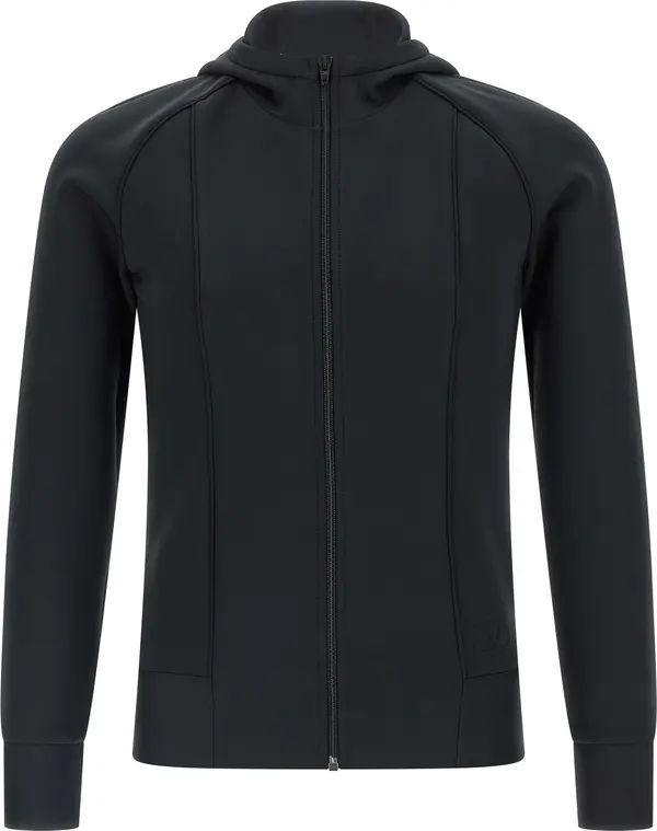 Black Polyester Sweatshirt