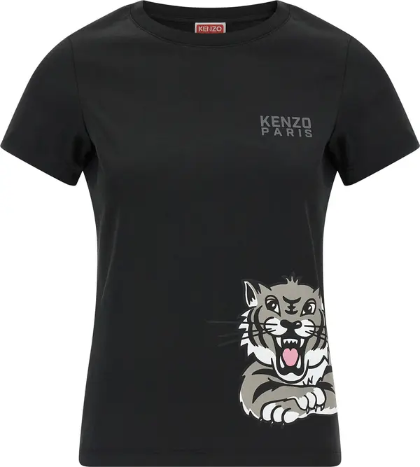 Black Cotton T-Shirt