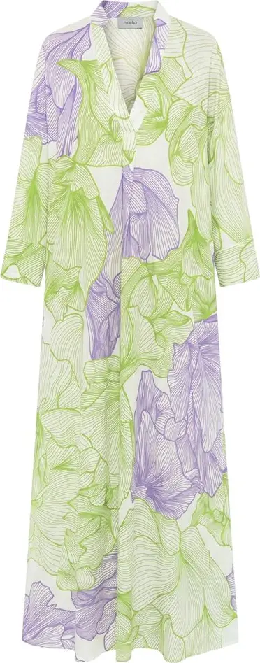 Green Cotton Women Dress