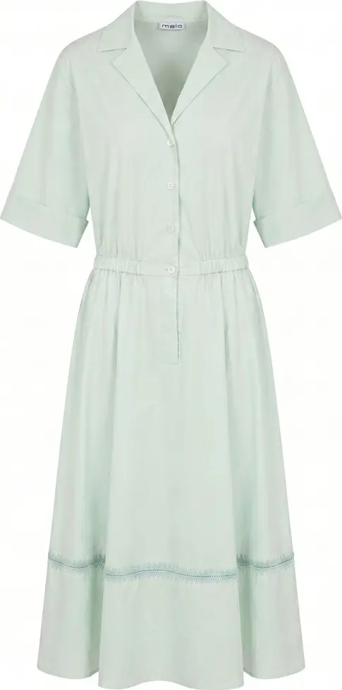 Green Cotton Women Dress