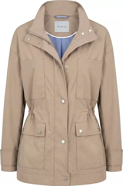 Brown Cotton Women Jacket