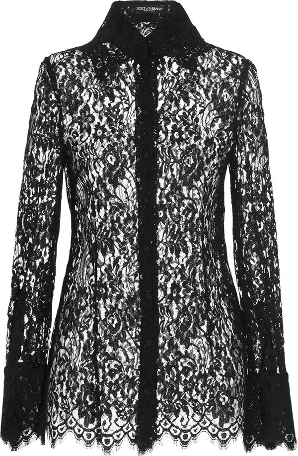 Black Polyamide Blouse