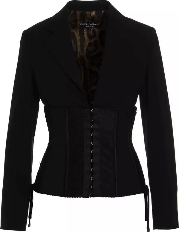 Black Virgin Wool Blazer