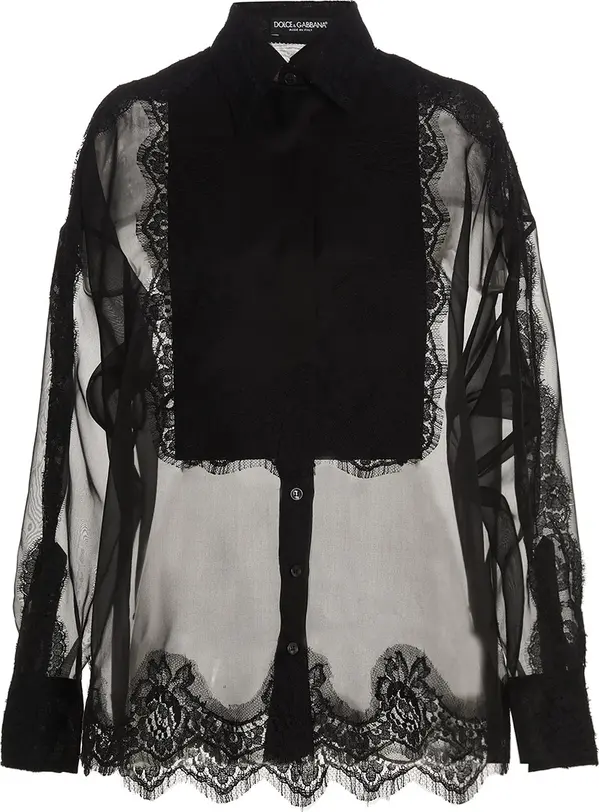 Black Silk Blouse