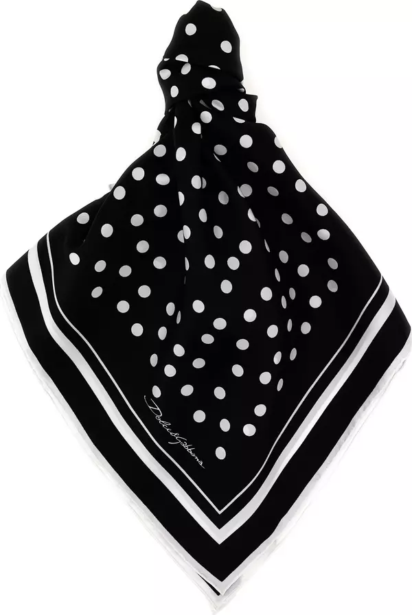 Bicolor Silk Scarf