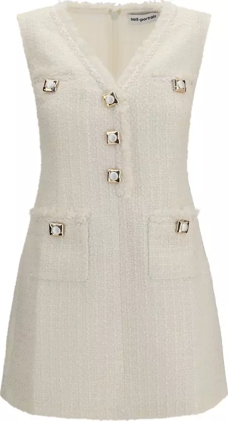Beige Polyamide Casual Dress