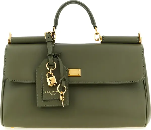 Bicolor Calfskin Handbag