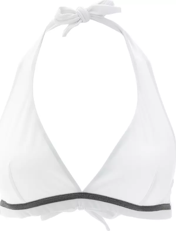 White Polyamide Bikini
