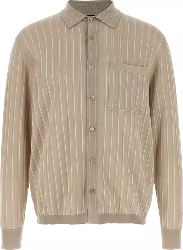 Beige Cotton Blouse