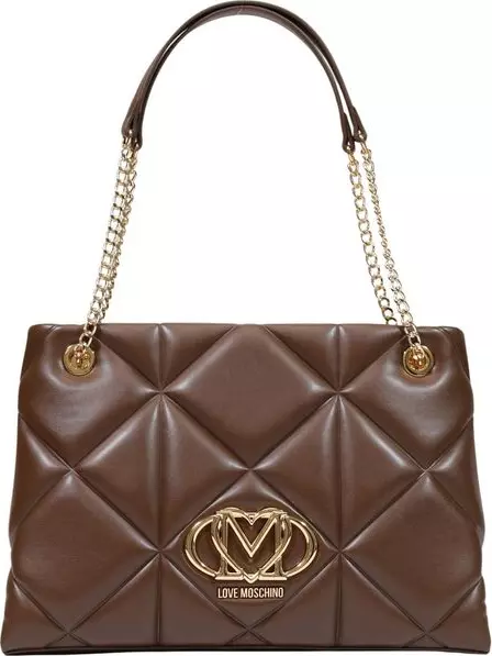 Brown Polyethylene Handbag