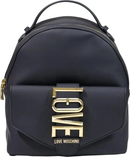 Black Polyethylene Backpack