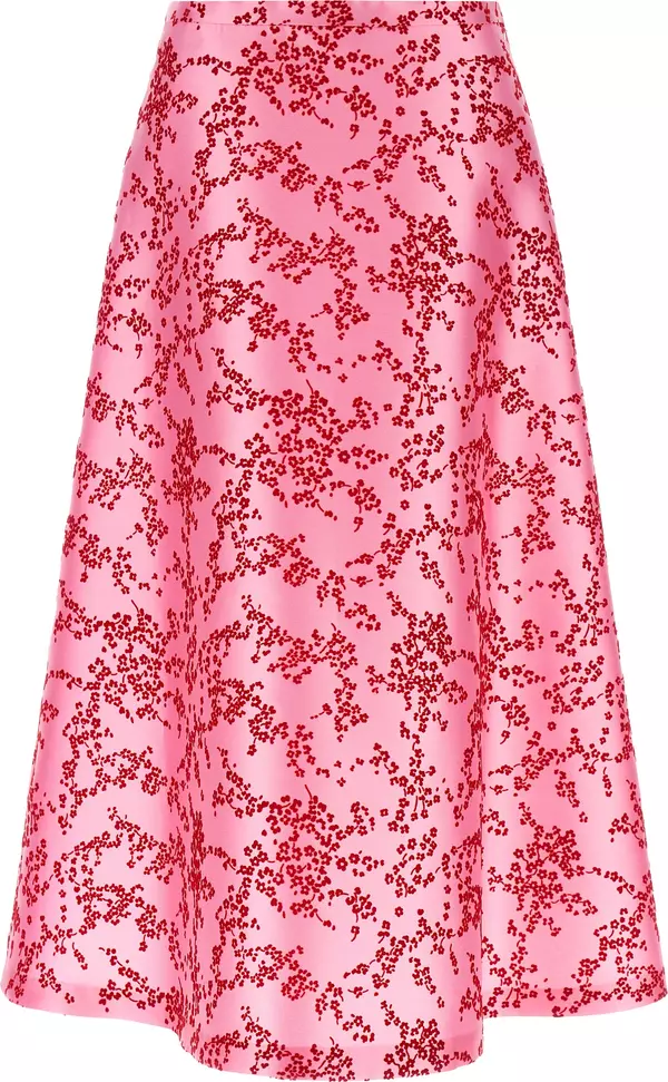 Multicolor Polyester Mini Skirt