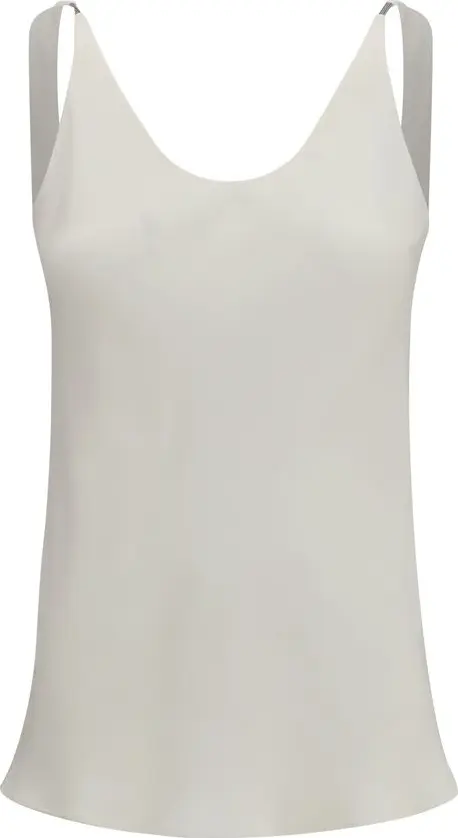 Beige Silk Blouse