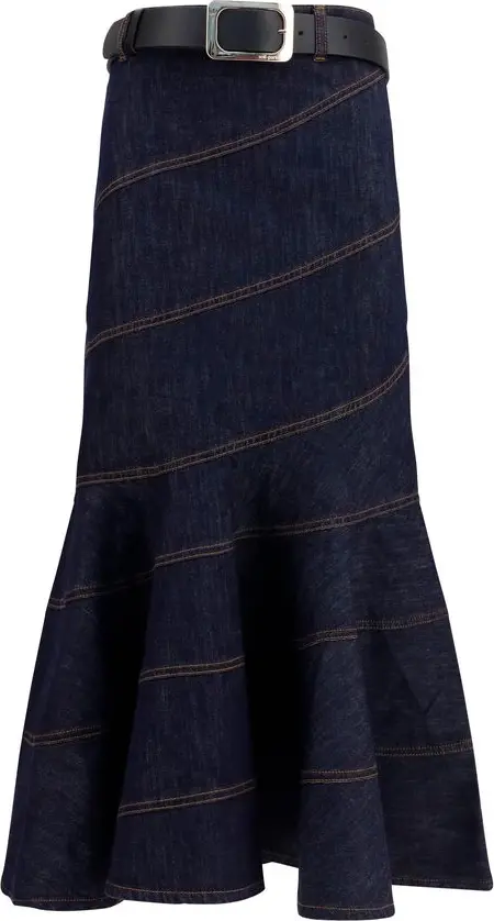 Blue Denim Skirt