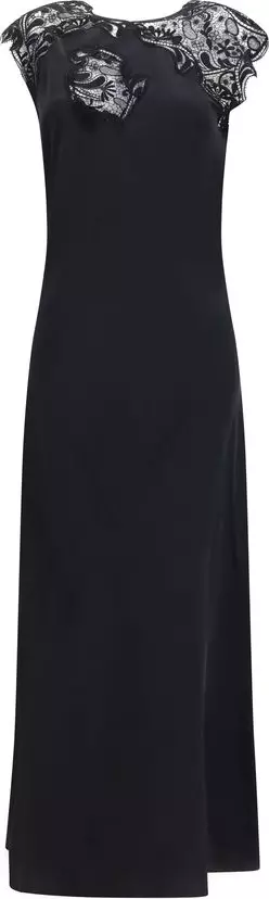 Black Silk Cocktail Dress