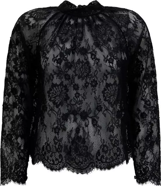 Black Polyamide Blouse