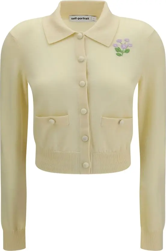 Bicolor Wool Oves Aries Cardigan