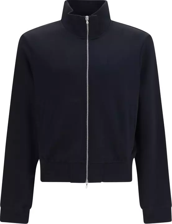 Black Polyamide Sweatshirt