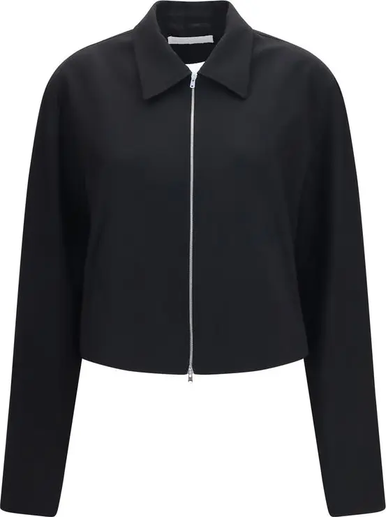 Black Wool Oves Aries Full-Length Jacket