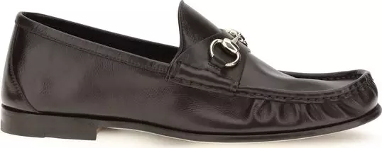 Brown Calf Leather Bos Taurus Slip-On Loafers