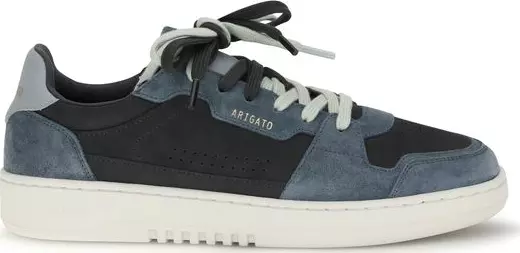 Multicolor Nubuc Leather Low Top Sneakers