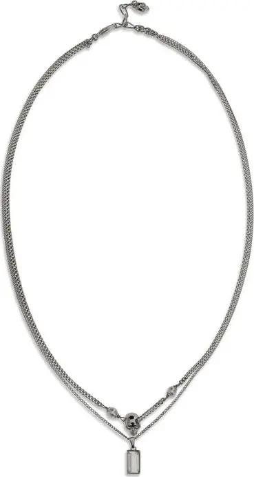 Silver Brass Necklace