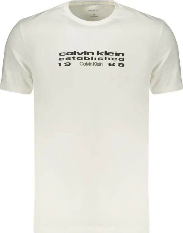 White Cotton Men's T-Shirt