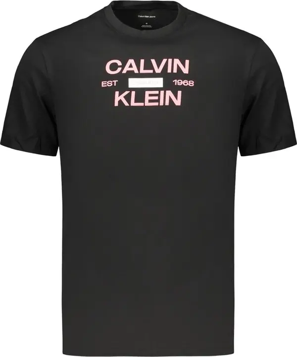 Black Cotton Men's T-Shirt