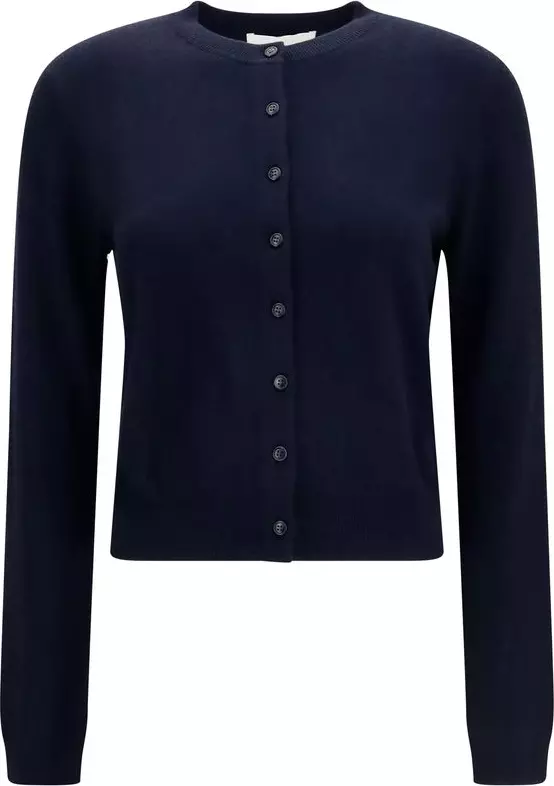 Blue Cashmere Cardigan
