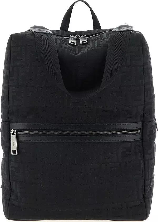 Black Polyamide Backpack