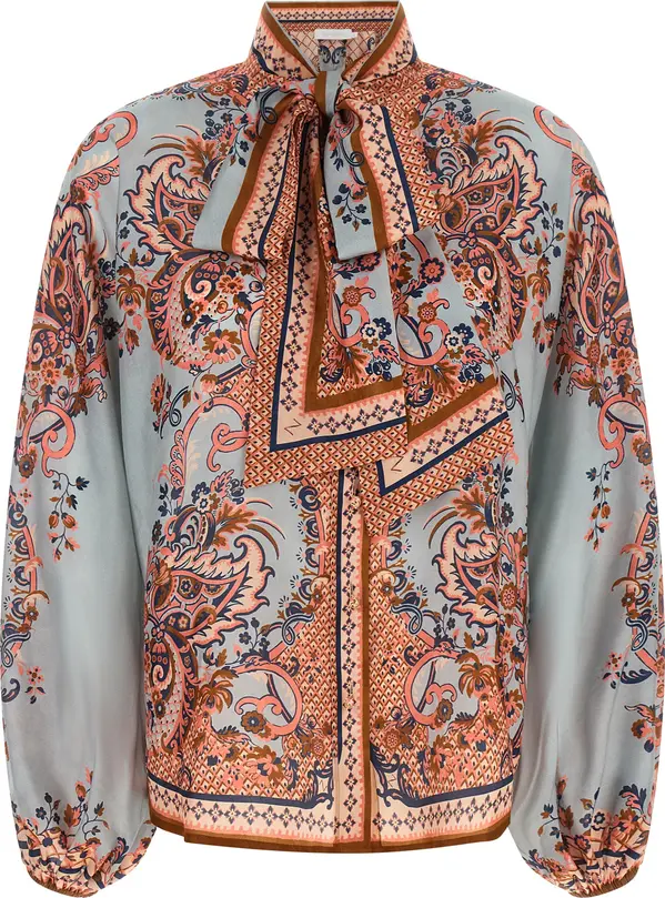 Multicolor Silk Blouse