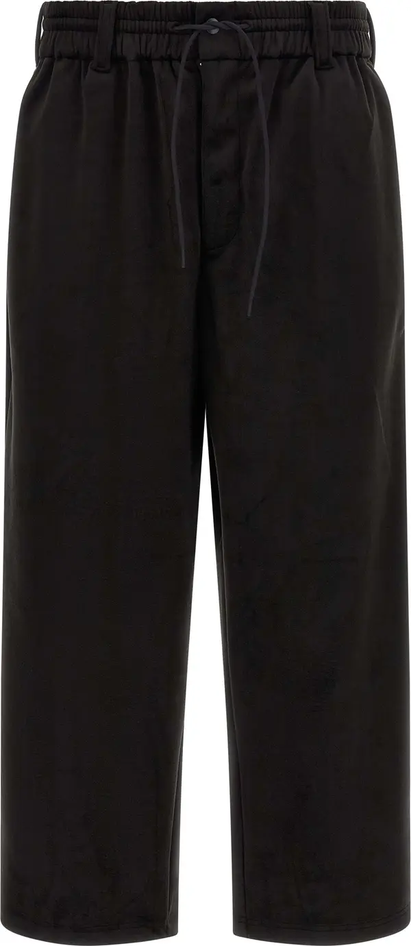 Black Recycled Polyester Joggers (Workout Pants)