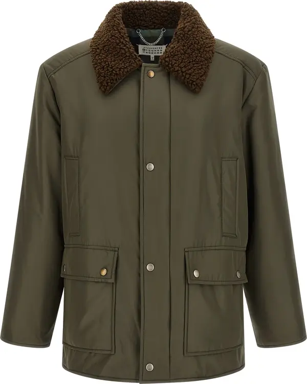 Bicolor Polyester Parka