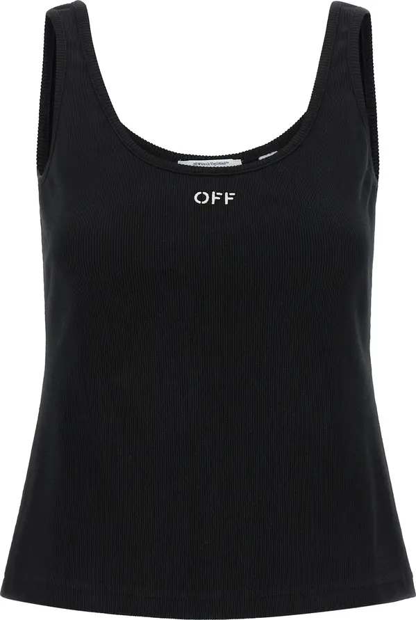 Black Cotton Tank Tops