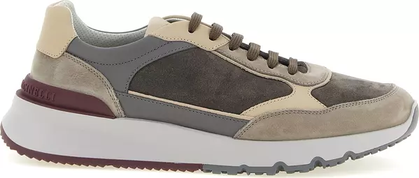 Multicolor Calfskin Athletic Sneakers